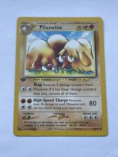 Piloswine 36/64 1st Edition Neo Revelation Rare Pokemon Card