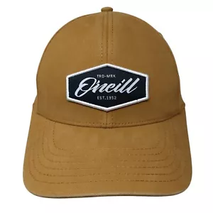O'Neill Patch Fitted Hat Brown One Size Solid Vent Holes Outdoor - Picture 1 of 8