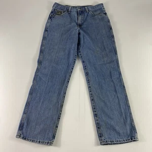 Cinch Men's Jeans Zip Solid Cotton Blue Size 31x30 Western Denim MB90530001 - Picture 1 of 13