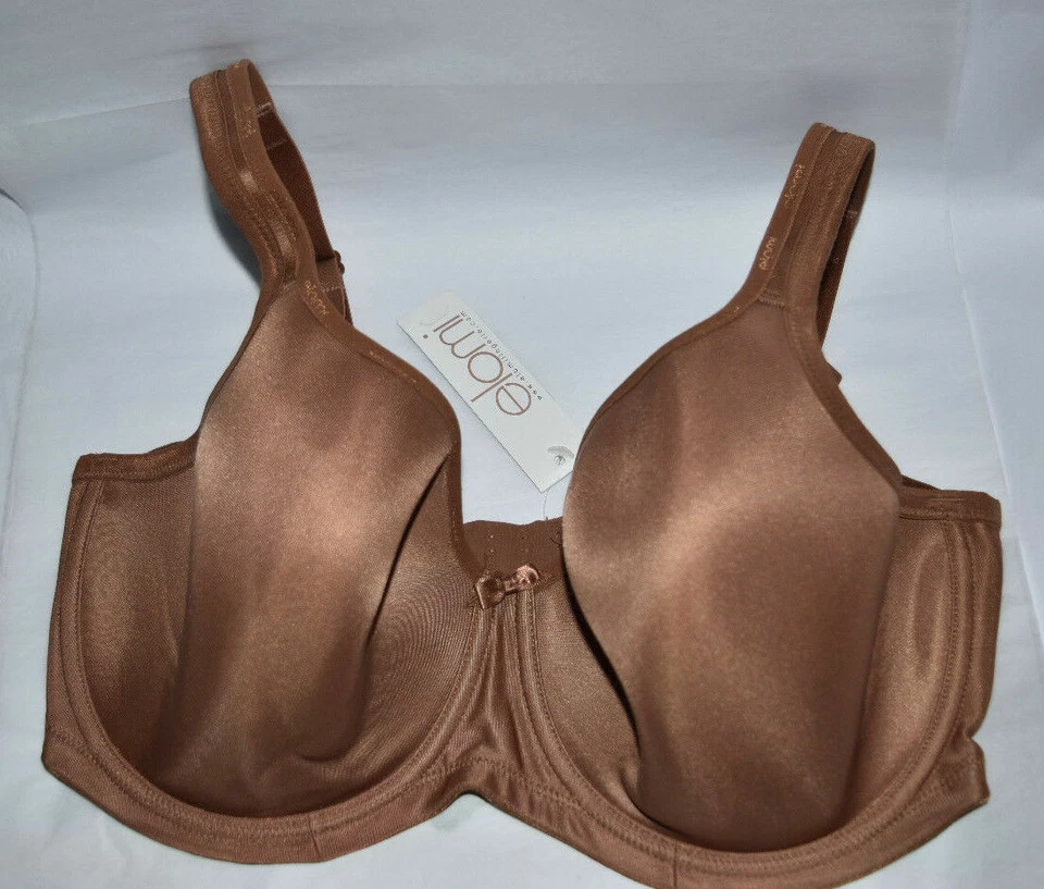 NWT Elomi 1220 Smoothing foam underwire bra - Chocolate 46DD - Image 1 of 1