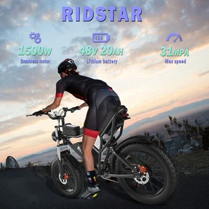 Electric Bike 1500W 48V 20Ah 20" Electric Dirt Bike Hydraulic disc New - Picture 1 of 10