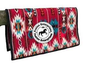 HORSE WESTERN RANCH PAD / HIGH QUALITY NEW ZEALAND WOOL / 32X36 INCH SIZE