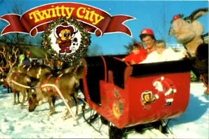 Postal Conway Twitty City Trineo Tweety Reno de Navidad Hendersonville TN - Imagen 1 de 2
