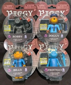 Piggy Series 2 Collectible Action Figure Bundle Doggy, Billy, Robby & Frostiggy - Picture 1 of 6