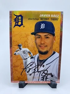 2023 Topps Chrome Platinum Javier Baez Rose Gold Toile /75 - Bild 1 von 2