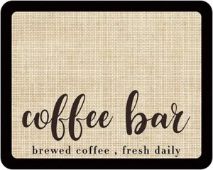 CSITORWWE Coffee Mat Coffee Bar Mat,Coffee Pad Coffee Machine Mat,Waterproof Rub - Picture 1 of 3