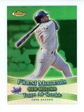 2001 Finest Moments Refractors  Bengie Molina #FM8 Anaheim Angels