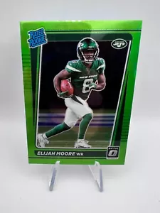 Elijah Moore - 2021 Donruss Optic Rated Rookie #216 Lime Green Prizm /35 RC SSP - Picture 1 of 3