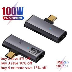 PD 100W 2 in 1 OTG Splitter 10Gbps USB-C zu USB 3.2 Adapter - Picture 1 of 12