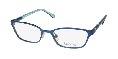 NUEVAS GAFAS LILLY PULITZER CHATHAM METAL Y PLÁSTICO MUJER 49-17-135 BL OJO DE GATO Foto 1 de 4