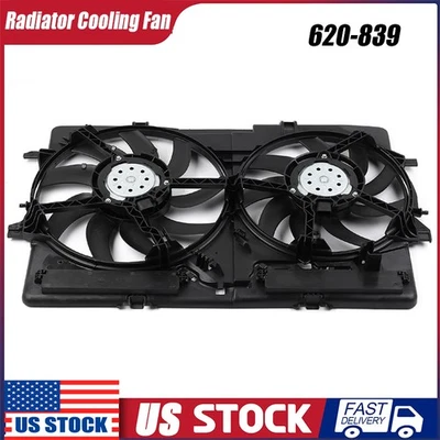 Radiator Cooling Fan Assembly For Audi A4 A5 Quattro Q5 S4 2009-2015 620-839 OEM Foto 1 de 4