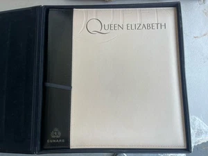 CUNARD LINE QUEEN ELIZABETH 8x10 PHOTO ALBUM - Picture 1 of 5