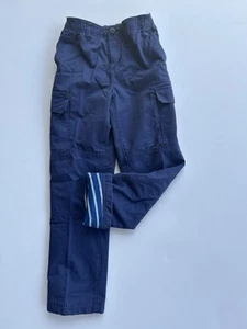 Lands End With Soft Lining Navy Boys Pants Size 12 - Picture 1 of 2