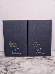A Farewell to Arms(1957)/The Sun Also Rises(1954) By Ernest Hemingway (HC) - Imagen 1 de 9