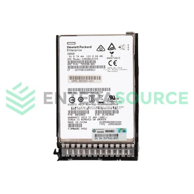 HPE 802905-001 200GB SAS 12Gbps WI SFF SC Solid State Drive | 802578-B21 - Image 1 of 2