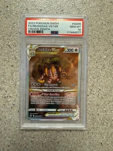 PSA 10 REGIGIGAS VSTAR GG55/GG70 ARTE COMPLETO CORONA CENITH POKEMON. NUEVO CERTIFICADO - Imagen 1 de 4