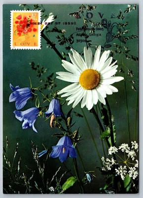 #3898 Love Bouquet FDC Maxi Card w/Pictorial Cancel - Image 1 of 2