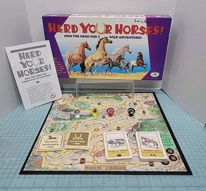 HERD YOUR HORSES - VINTAGE BOARD GAME - 100% COMPLETE Excellent Used Condition - Picture 1 of 9