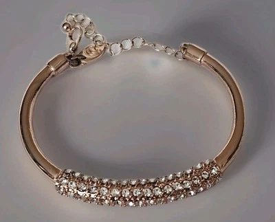 "GUESS" женщин розовое золото с стразами браслет 7" - Изображение 1 из 4