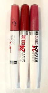 KAUFEN SIE 1, ERHALTEN SIE 1 @ 20 % RABATT (fügen Sie 2 hinzu) Maybelline SuperStay 24 2-Schritte flüssiger Lippenstift (ohne Karton) - Bild 1 von 4