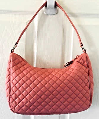 Vera Bradley ~ "Terra Cotta Rose" ~ Frannie Crescent  Crossbody Hipster ~ NWT - Image 1 of 4