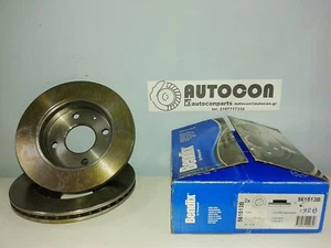 FORD FIESTA XR2 mk3 TURBO FRONT VENTILATED BRAKE DISCS - Picture 1 of 1