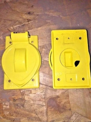 (K) ARROW HART Lift Lid Cover (yellow) 7420CR  - Image 1 of 4