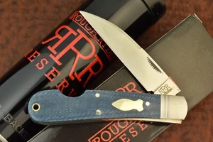 ROUGH RIDER RYDER RESERVE LINEN MICARTA EASY OPEN SWAYBACK WHARNCLIFFE KNIFE - Picture 1 of 5