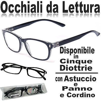 Occhiali Da Lettura Reflexx Vision  Colore Nero  Gradazioni • 3.99€