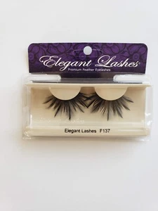 Elegant Lashes F402 Premium Feather Lashes Black BRAND NEW - Picture 1 of 1