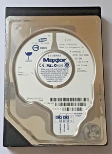 30 GB Ide Maxtor Fireball 3 2F030J0 P-Ata 5400rpm 2MB HDD 3.5 " Internal Hard - Picture 1 of 1