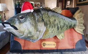Christmas Big Mouth Billy Bass Airblown Inflatable Animated Moves Sings READ - Picture 1 of 13
