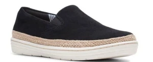Mocasines sin cordones de cuero Clarks Collection Marie Pearl negros - Imagen 1 de 5