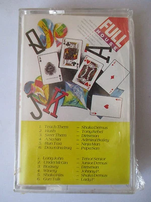 FULL HOUSE - РАЗЛИЧНЫЕ ХУДОЖНИКИ РЕГГИ КАССЕТА VP ЗАПИСИ - СОВЕРШЕННО НОВЫЙ - Изображение 1 из 2