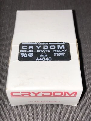 Relé de estado sólido Crydom A4840 SPST-NO 40A carga 280/480VAC control 90-280VAC Foto 1 de 3