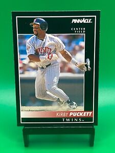 1992 Pinnacle Baseball Kirby Puckett Card #20 Twins