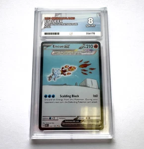Eiscue EX SIR 2023 Obsidian Flames #222 ACE 8 w/ Special ACE Label - Foto 1 di 2