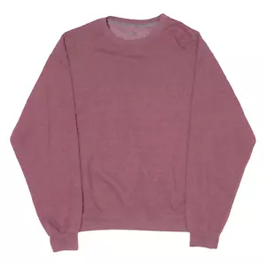 Sudadera para hombre FRUIT OF THE LOOM granate cuello redondo L - Imagen 1 de 6