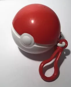 Pokeball Burger King Pokémon 1999 (4” X 4”) Nintendo Pokeball Toy Key Chain - Picture 1 of 2