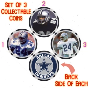 EVERSON WALLS - LEGENDARY COWBOYS FOOTBALL PLAYER - COLLECTABLE COIN SET - Picture 1 of 2