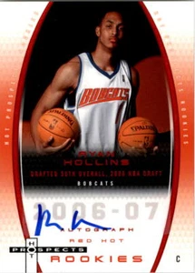 Fleer Hot Prospects Red Hot #98 2006-07 Ryan Hollins automático #d 41/50 - casi nuevo-como nuevo - Imagen 1 de 2