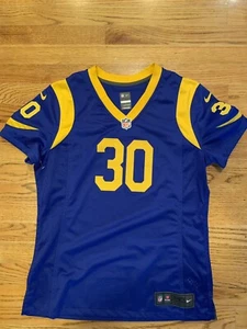 LOS ANGELES RAMS TODD GURLEY NFL NIKE GAME JERSEY WOMEN LARGE AUTHENTIC NWOT - Picture 1 of 3
