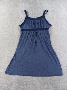 Gap Womens Dress XXL Blue Sleeveless Polka Dot Viscose - Picture 1 of 12