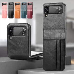 For Samsung Galaxy Z Flip3 5G Flip4 Shockproof Leather Card Wallet Case Cover - Bild 1 von 72