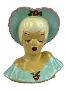Vintage 1950's-60's - Head Vase Planter - Picture 1 of 7