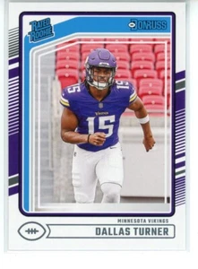 2024 Donruss - #331 - Dallas Turner Rated Rookie RC - Vikings - Picture 1 of 2