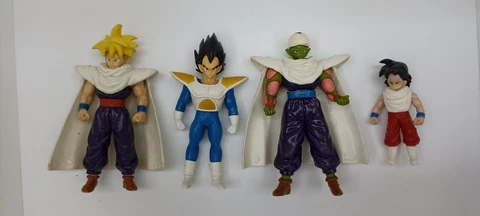 DBZ Lot of 4 JOCSA ARGENTINA - Rare not BANDAI - Gohan Vegeta Piccolo Goku JR Cover