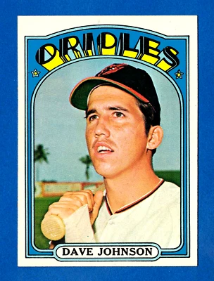 1972 TOPPS #680 DAVE JOHNSON BALTIMORE ORIOLES CARTÃO DE ALTO NÚMERO -- ESTADO PERFEITO - Imagem 1 de 2