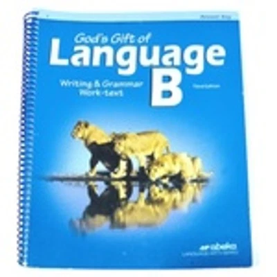 Abeka God's Gift of Language B Writing and Grammar Worktext Spiral Bound - Image 1 of 2