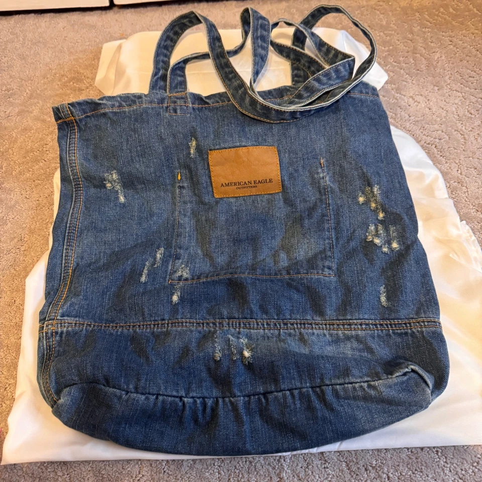 AMERICAN EAGLE джинсовой ткани сумка с короткими ручками - Изображение 1 из 1